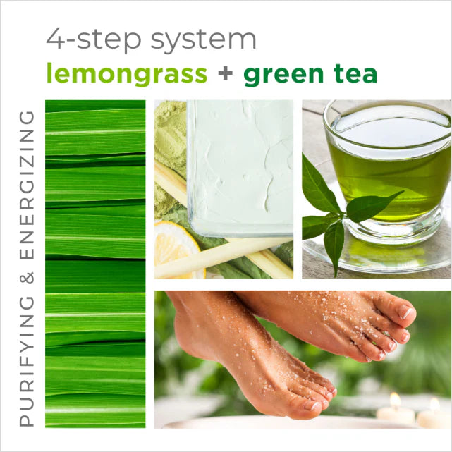 BCL -  Purifying Lemongrass + Green Tea 4-in-1 Packet Box Set