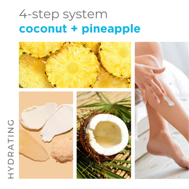 BCL -  Hydrating Coconut + Pineapple 4-in-1 Packet Box Set