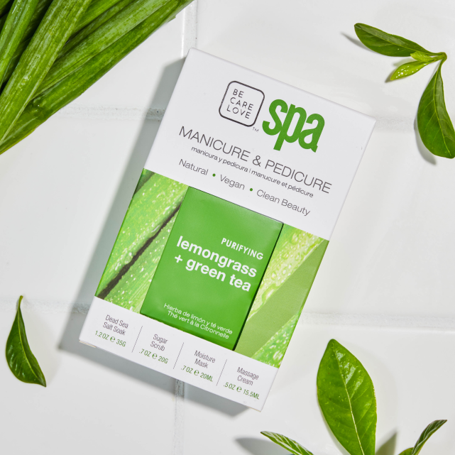 BCL -  Purifying Lemongrass + Green Tea 4-in-1 Packet Box Set