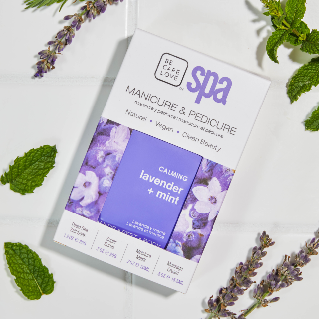 BCL -  Calming Lavender + Mint 4-in-1 Packet Box Set