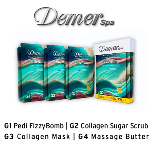 Demer 4 in 1 Pedicure - Charming 1 Kit - 60 Kit/Case