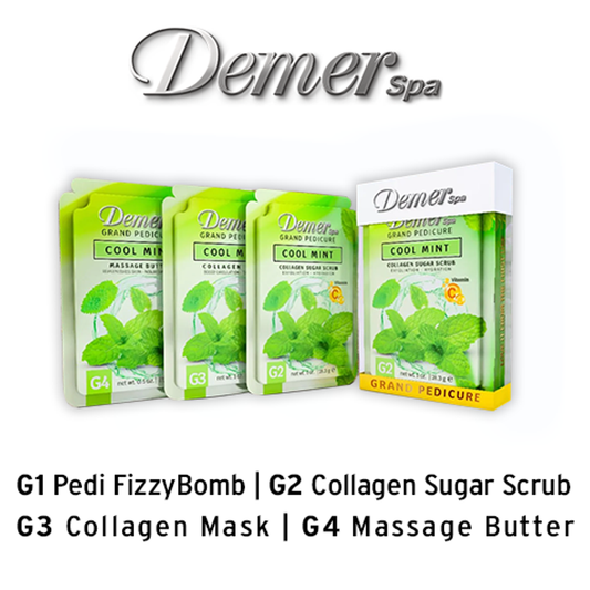 Demer 4 in 1 Pedicure - Cool Mint 1 Kit - 60 Kit/Case