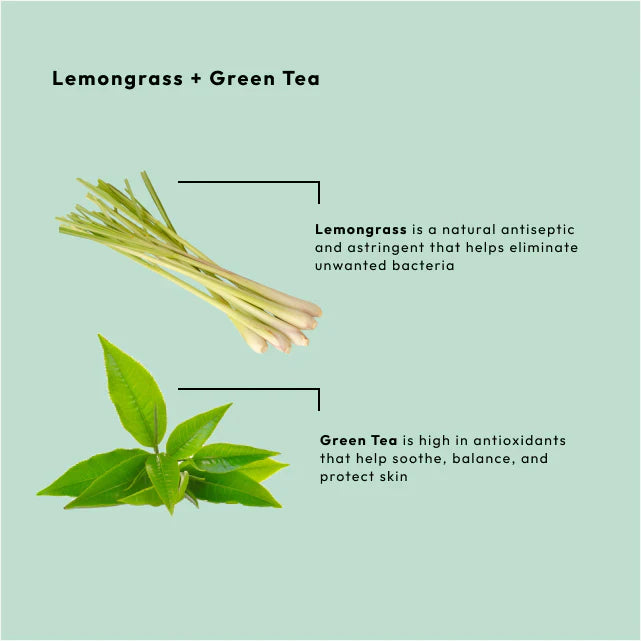 BCL -  Purifying Lemongrass + Green Tea 4-in-1 Packet Box Set