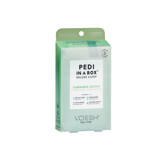 Voesh Pedi in Box- 4-Step - Herb Relax - Single (1Pc) Box Case (50Pcs)