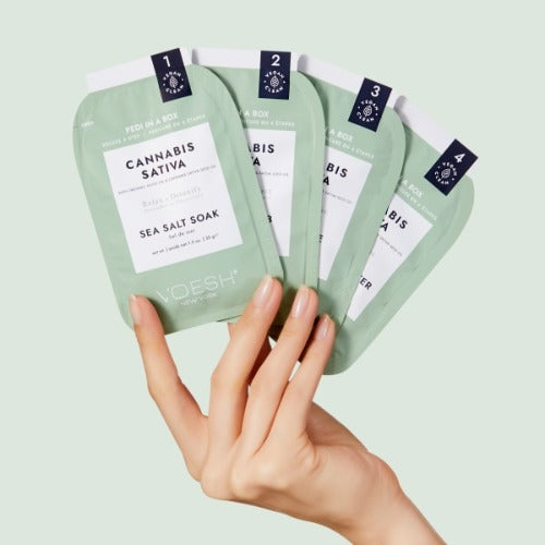 Voesh Pedi in Box- 4-Step - Herb Relax - Single (1Pc) Box Case (50Pcs)