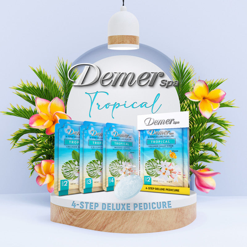 Demer 4 in 1 Pedicure- Green Tea 1 Kit - 60 Kit/Case